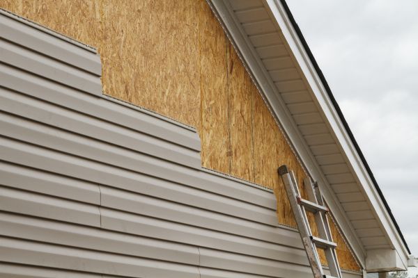 Grey Vinyl Siding Installation in Folsom